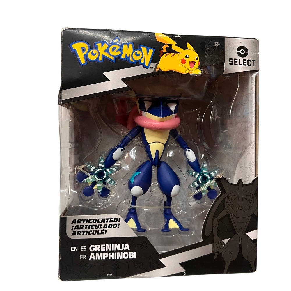 Pokemon Select Greninja 6 Inch Articulated Action Figure New In Box Damaged Box